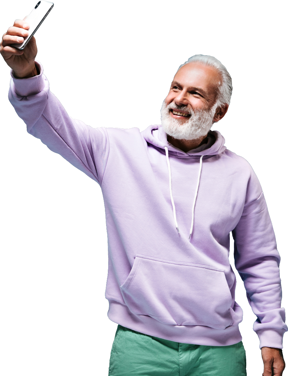 Man holding phone